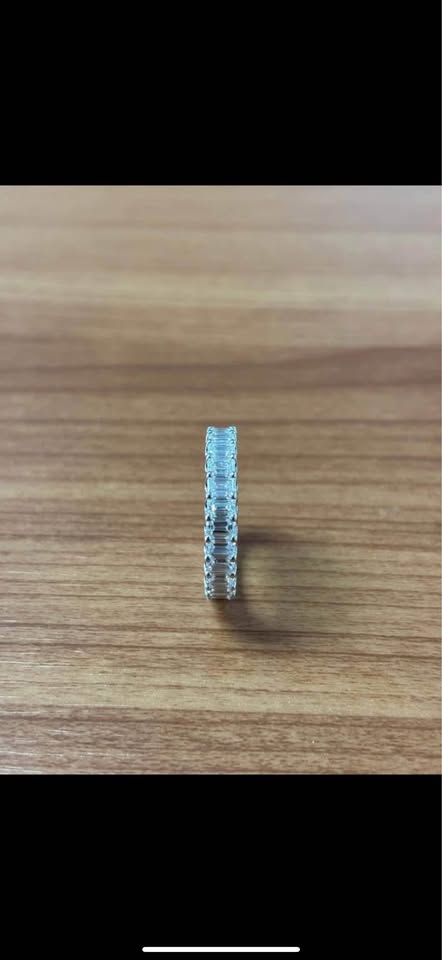 4 Carat Diamond Eternity Band in 14k white gold