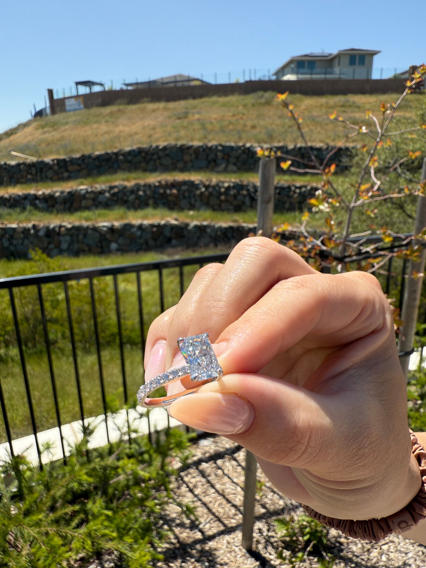 2.76 Radiant Diamond Ring - E - VS1 IGI Certified