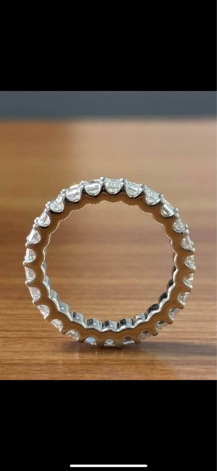 4 Carat Diamond Eternity Band in 14k white gold