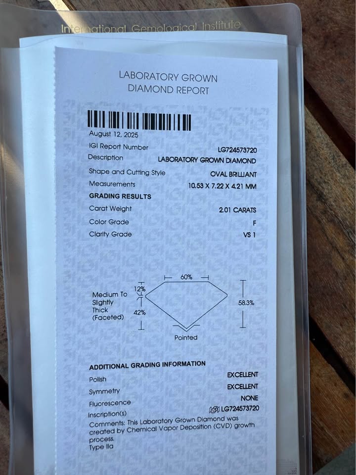 2 carat Oval Diamond Solitaire Ring in 14k yellow gold