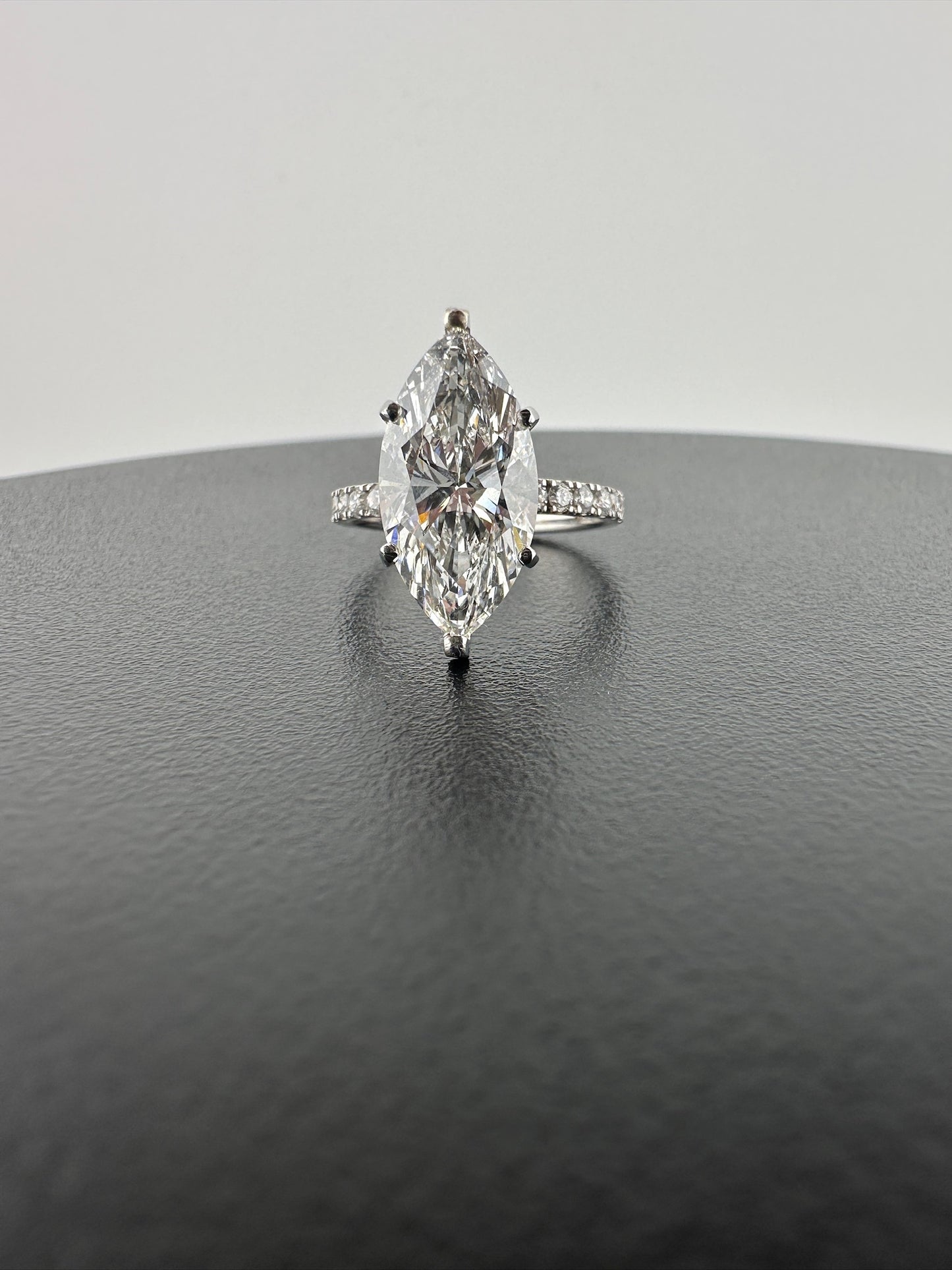 Gorgeous 4.03 Marquis Diamond Ring - Lab Grown - IGI Verified