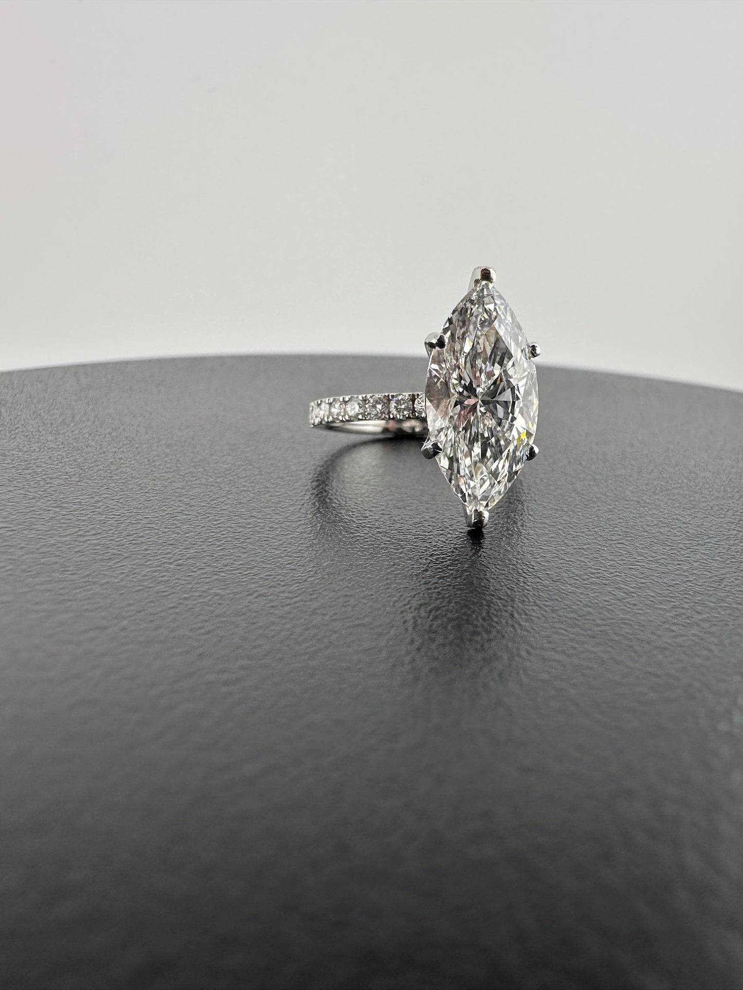 Gorgeous 4.03 Marquis Diamond Ring - Lab Grown - IGI Verified