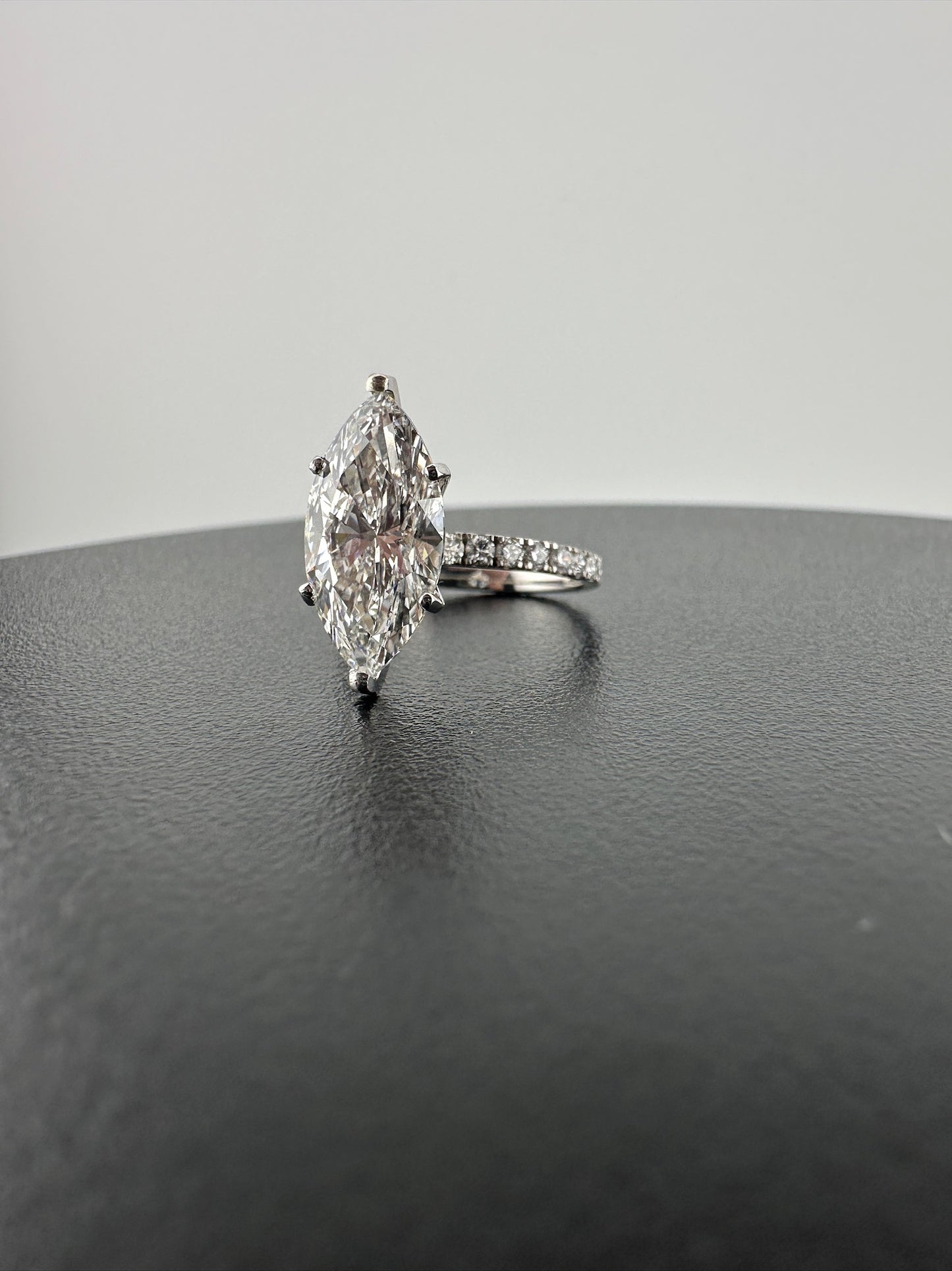 Gorgeous 4.03 Marquis Diamond Ring - Lab Grown - IGI Verified