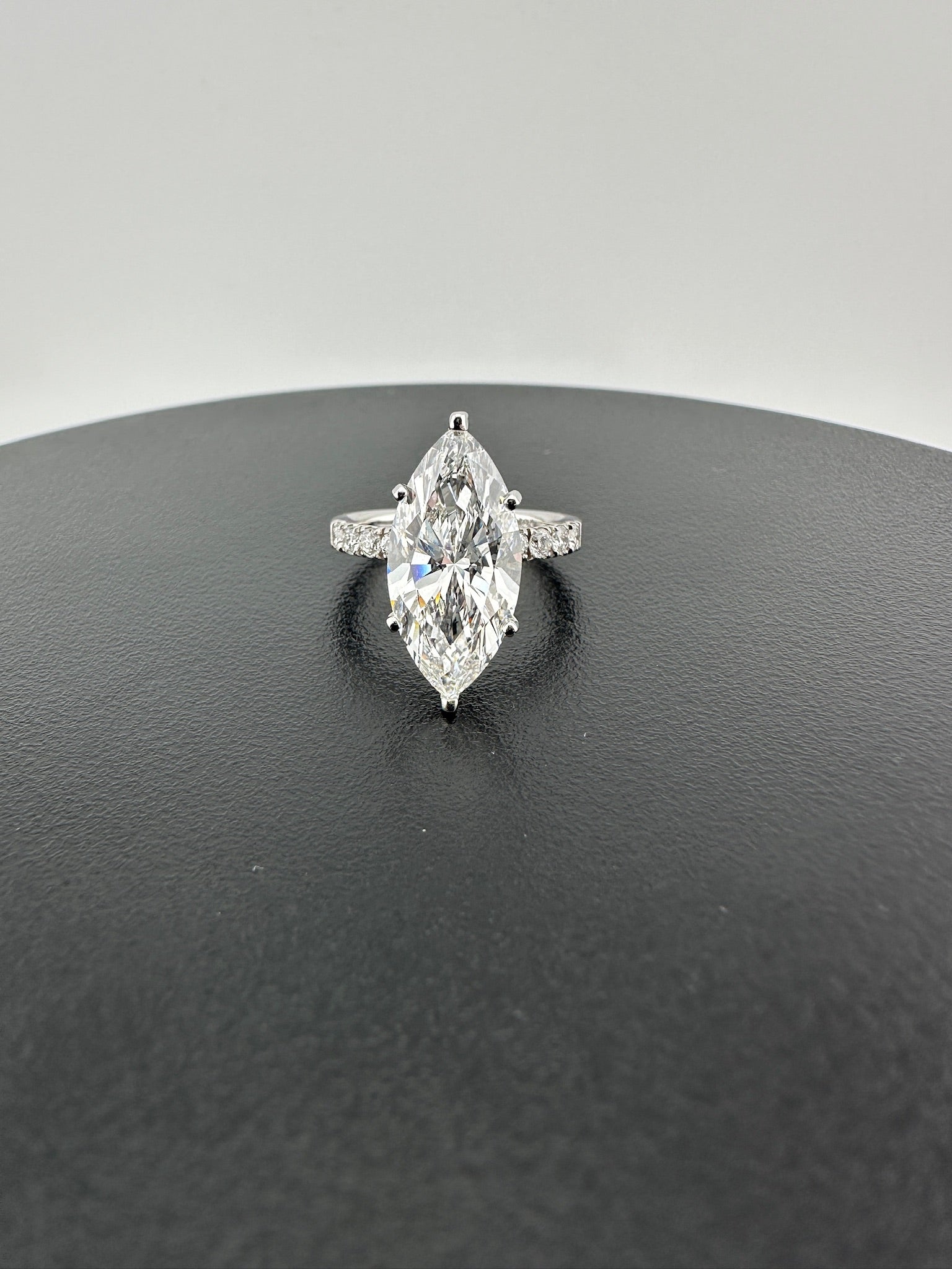 4.49 Marquise Diamond Ring, E VVS2 - Lab Grown - IGI Verified