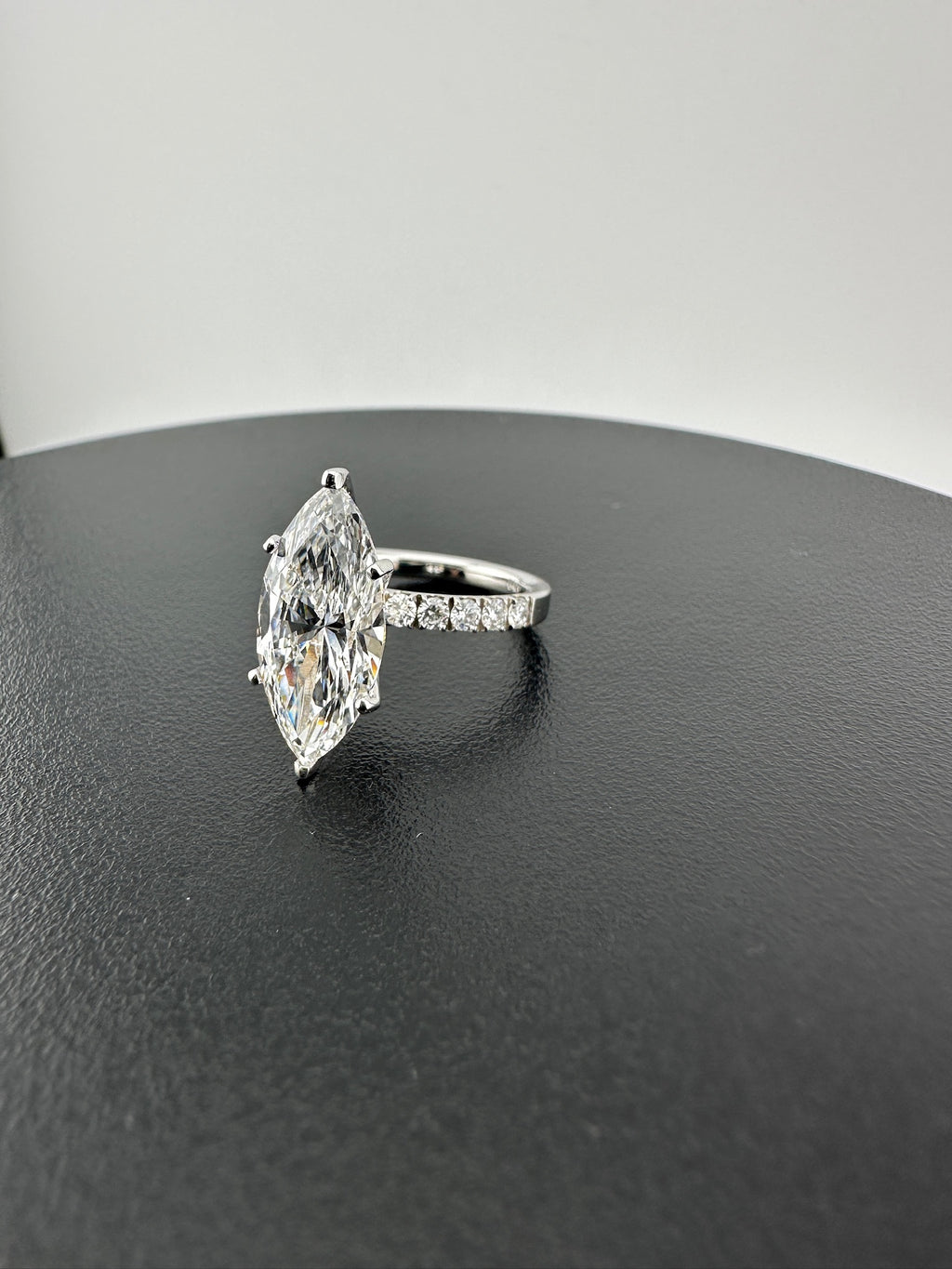 4.49 Marquise Diamond Ring, E VVS2 - Lab Grown - IGI Verified