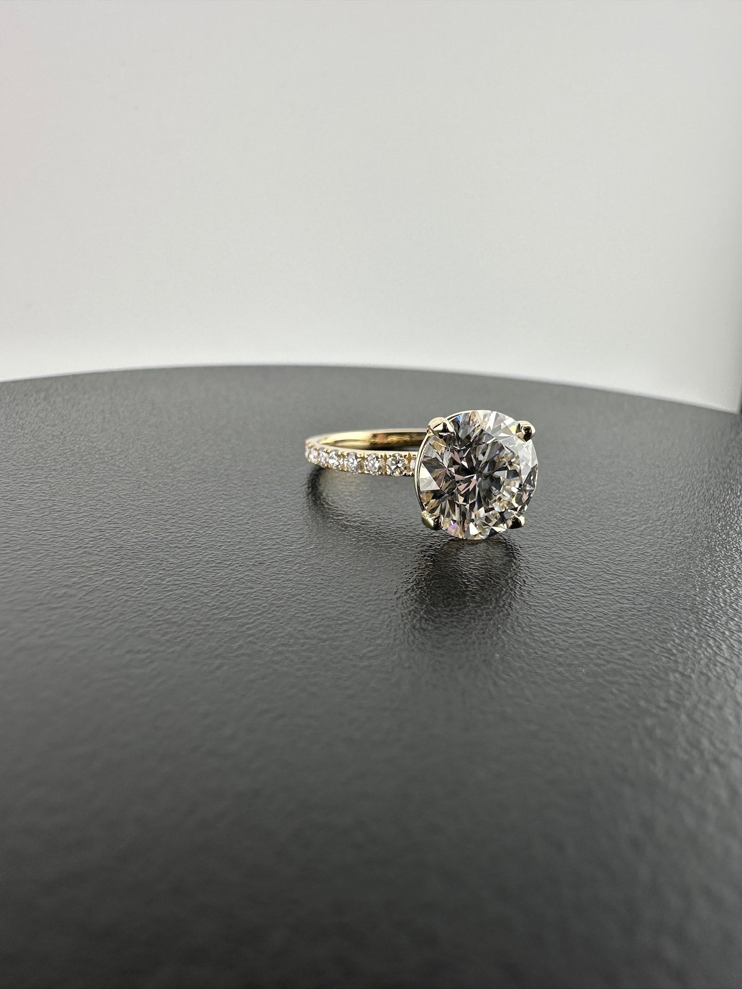 Brilliant 3.80 Round Diamond Ring - Lab Grown - IGI Verified