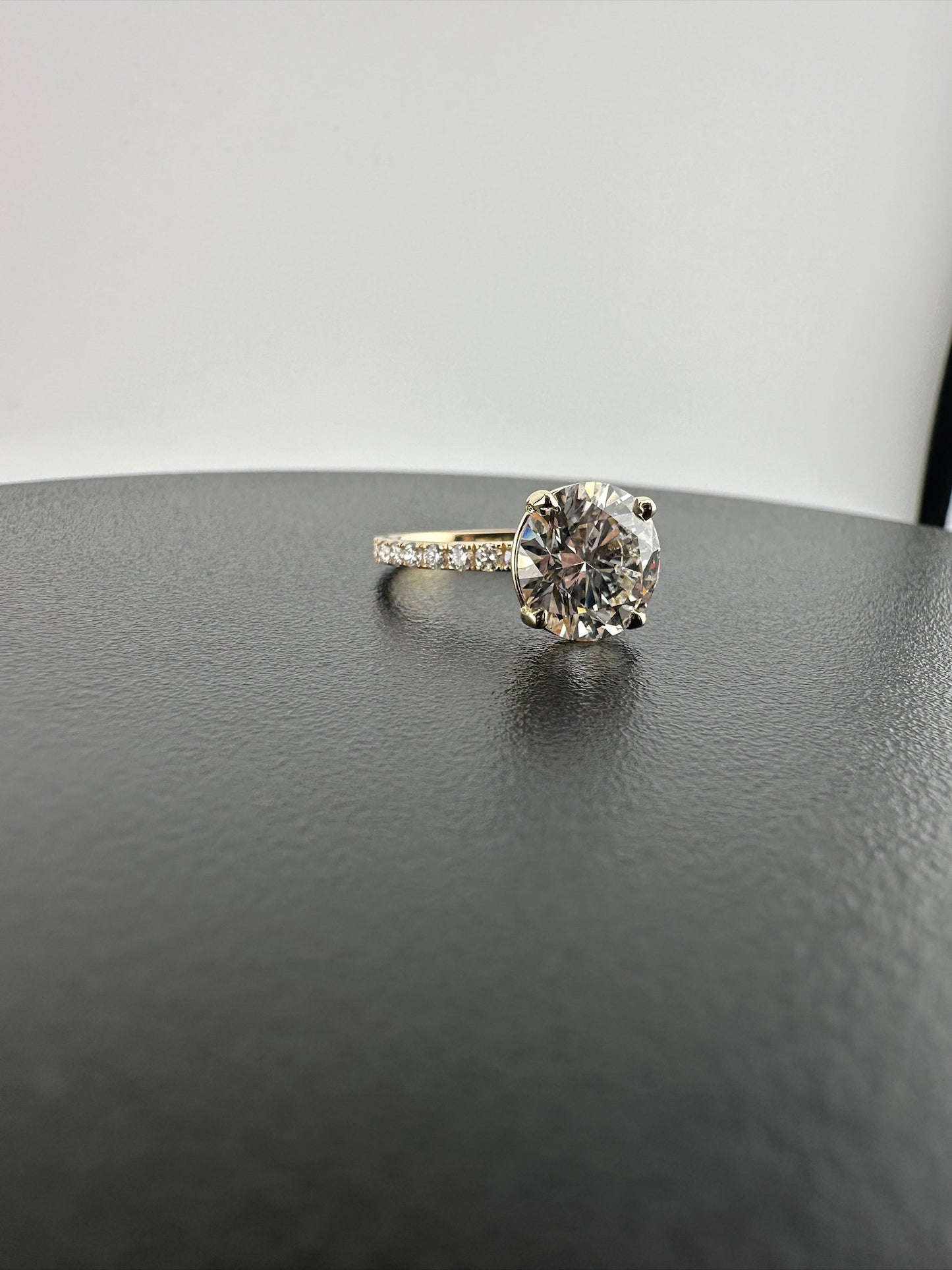 Brilliant 3.80 Round Diamond Ring - Lab Grown - IGI Verified