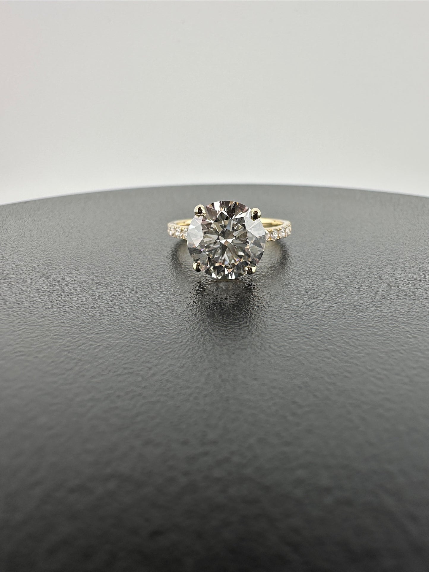 Brilliant 3.80 Round Diamond Ring - Lab Grown - IGI Verified