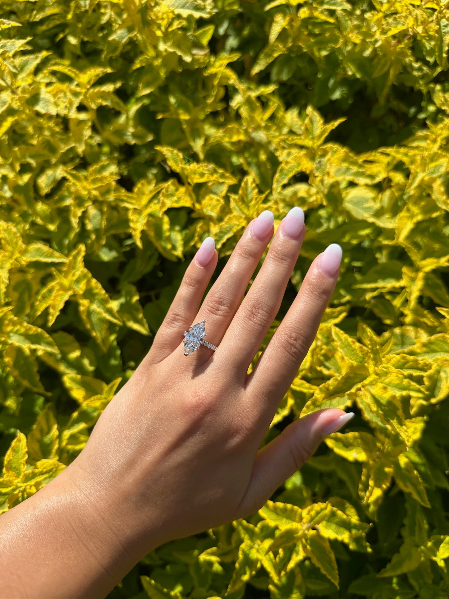 Stunning 4.01 Marquis Diamond Ring - Lab Grown - IGI Verified