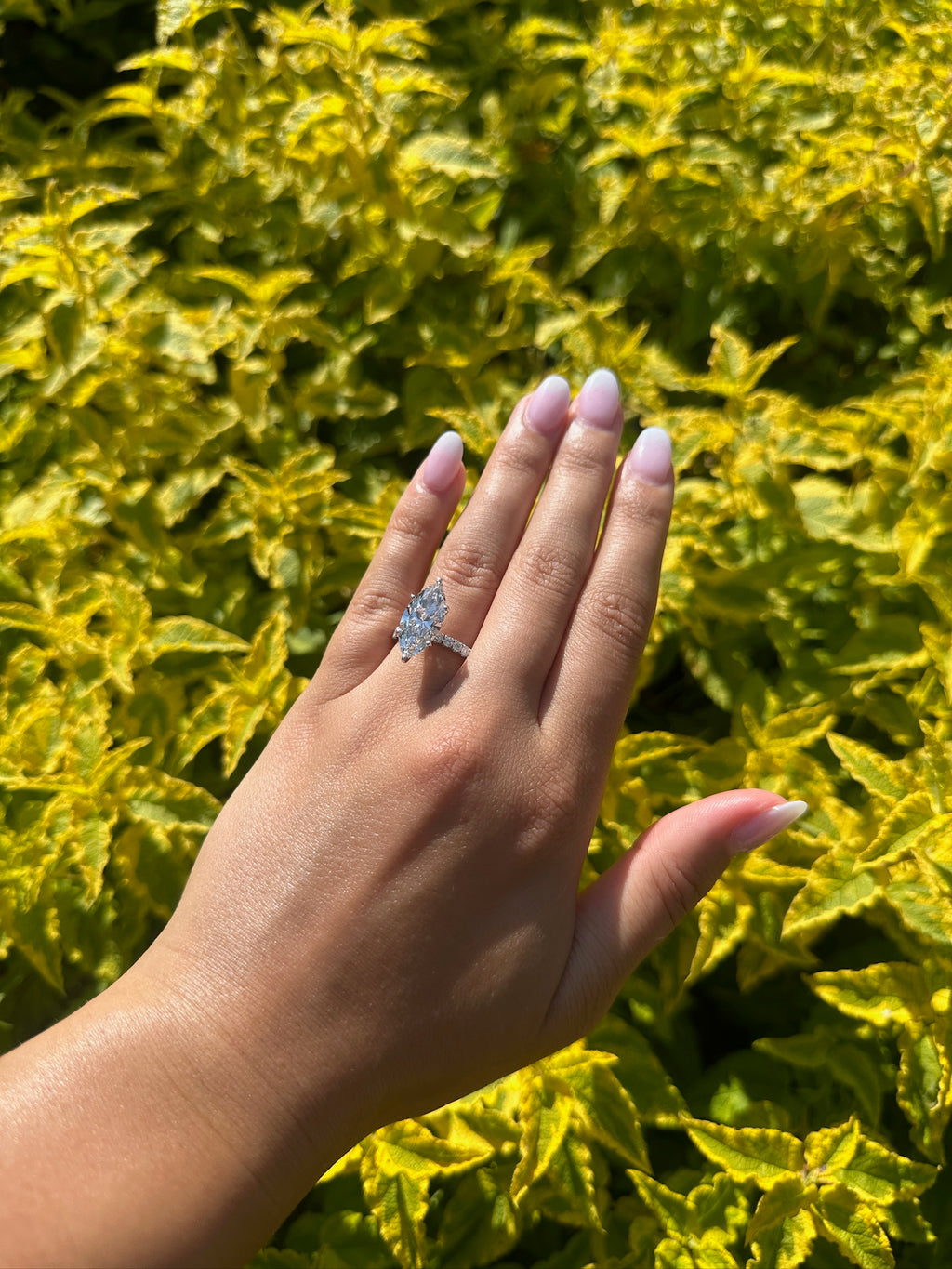 4.49 Marquise Diamond Ring, E VVS2 - Lab Grown - IGI Verified