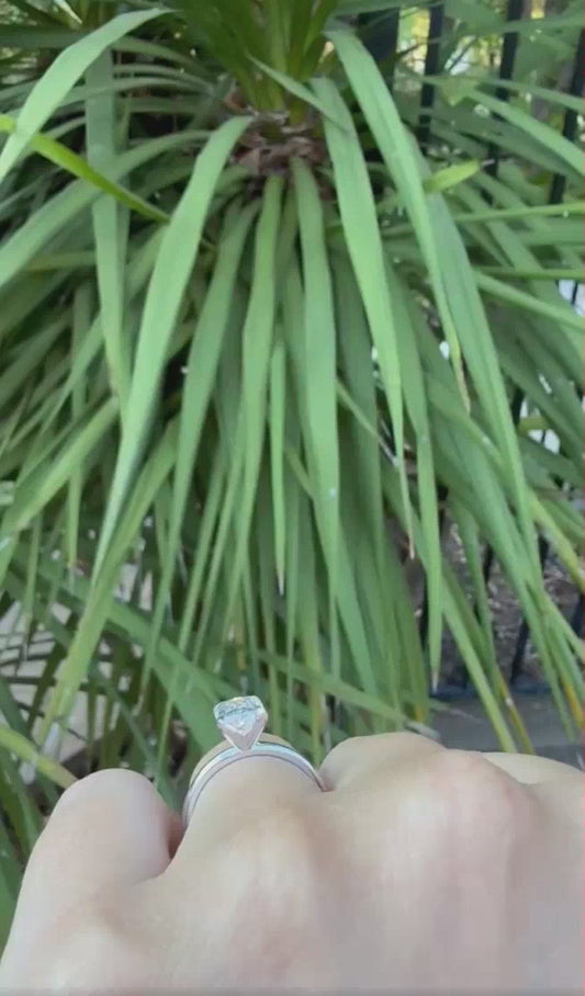 Luxury 2ct Radiant Lab-Grown Diamond Ring | D VS1 | 14k White Gold