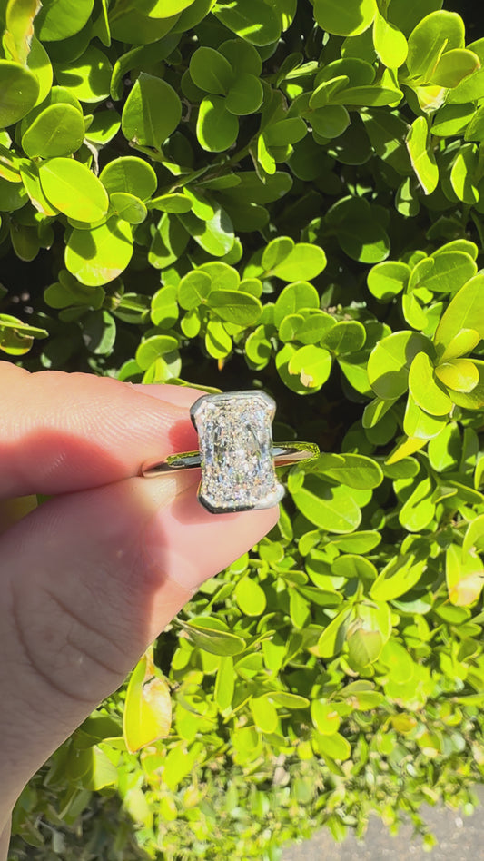 Bold 3.03 Radiant Solitaire Diamond Ring (F VS1) - IGI Certified